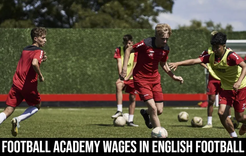 How much academy players can earn in English football?