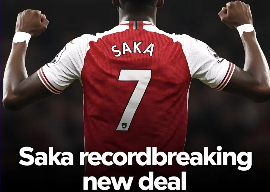 Bukayo Saka’s Record New Deal Makes Him Arsenal’s Top Earner Ever